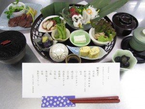 産科病棟お祝い膳はじめました☆彡