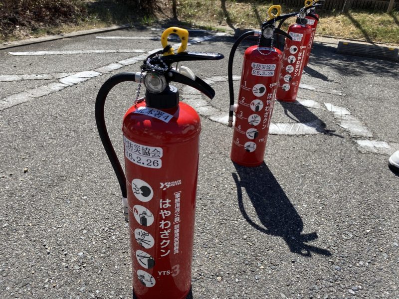 夜間想定の消防訓練を実施しました